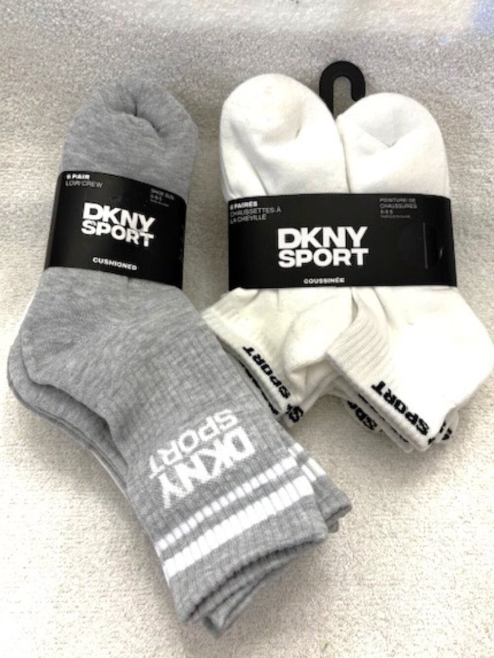 DKNY SPORT 12-pair bundle of women's cushioned performance athletic socks NWT